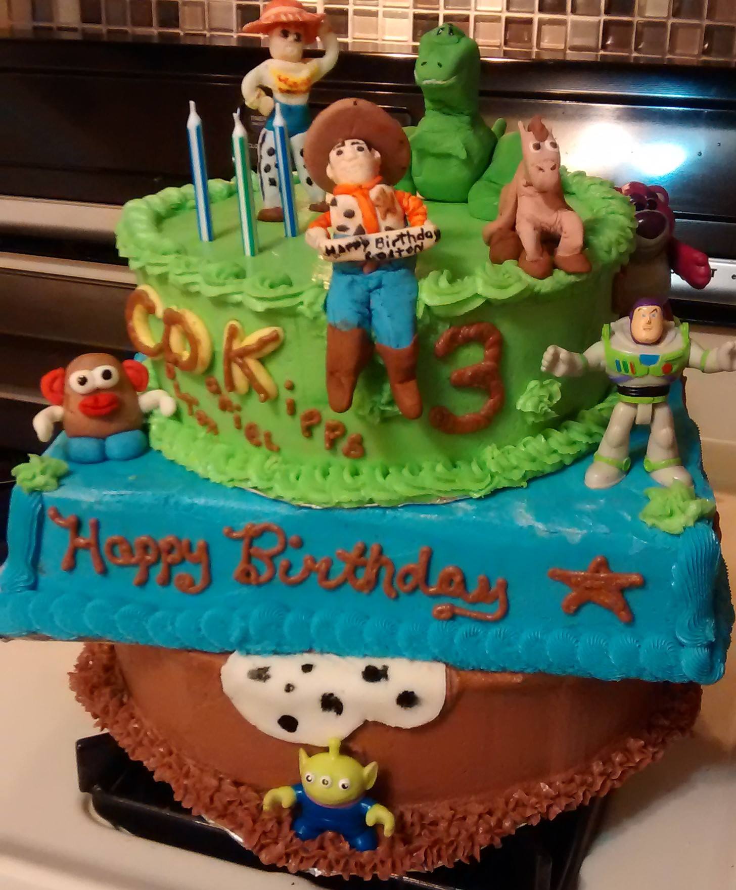 Toy Story birthday cake